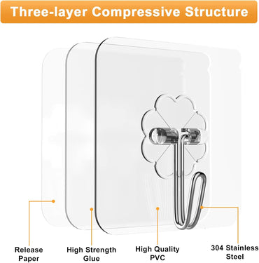 Self Adhesive Door Wall Hangers Hooks