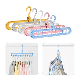 9 hole hangers for clothes organizer